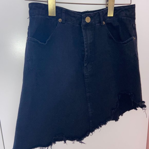 Denim Skirt | Black - Picture 2 of 7